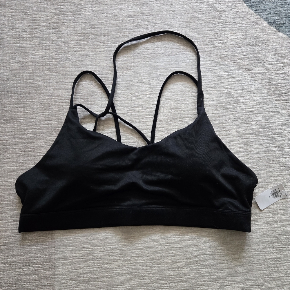 Women's Black Strappy Bralette